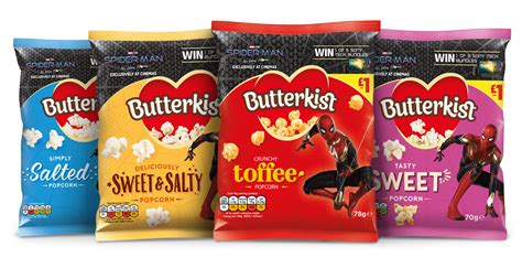 Butterkist Launches On Pack Promotion With Spider Man No Way Home Movie