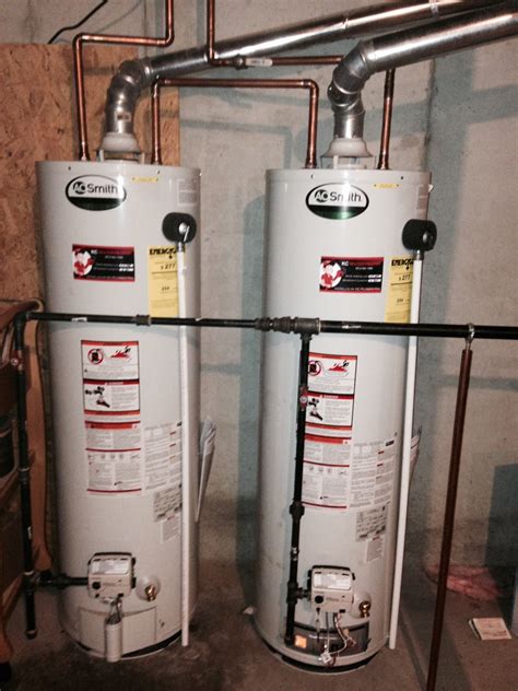 multiple AO Smith water heaters installed in series - Water Heaters ...