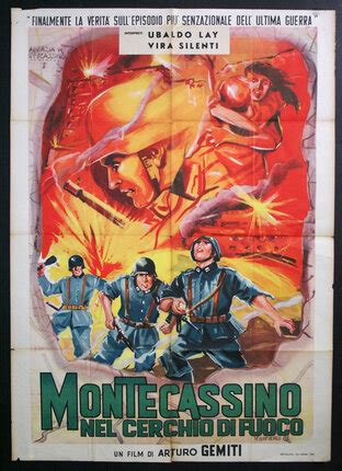 Montecassino Nel Cerchio Di Fuoco Re Release Original Vintage