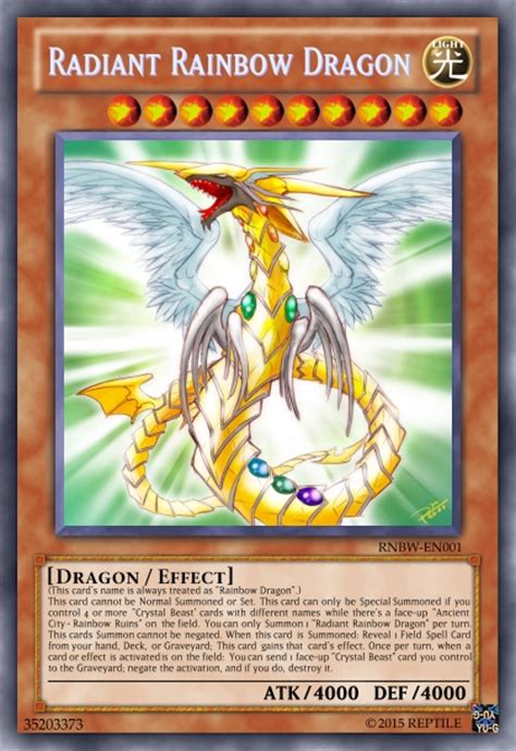 Rainbow Dragon Card