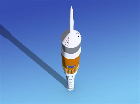 3d Rocket Launch Model