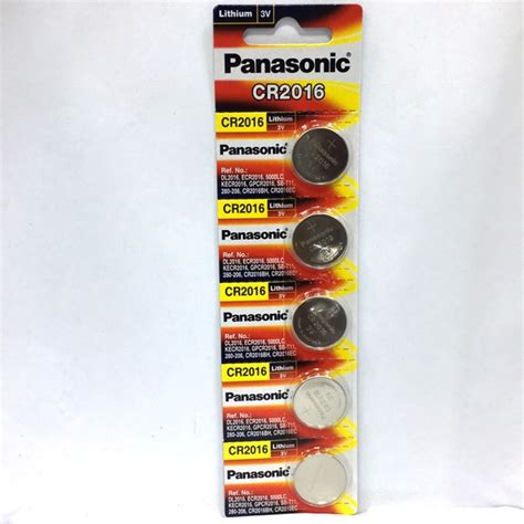 ถ่านกระดุม Panasonic Cr2016 Lithium Battery 3v Shopee Thailand