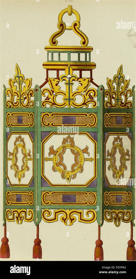 Examples Of Ornamental Metal Work 1836 Stock Photo Alamy