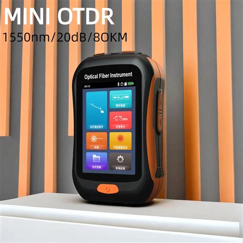 Mini Otdr Nk Nm Km Soporte Con Prueba De Luz Fibra