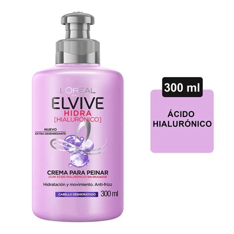 Crema Para Peinar Loréal Elvive Hidra Hialurónico Cabello Deshidratado
