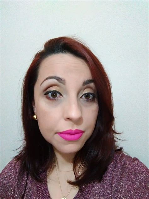 Sombra Marrom Da Paleta Nude Luisance E Sombra L Quida Dourada Da Natura Batom Pink Glam Da