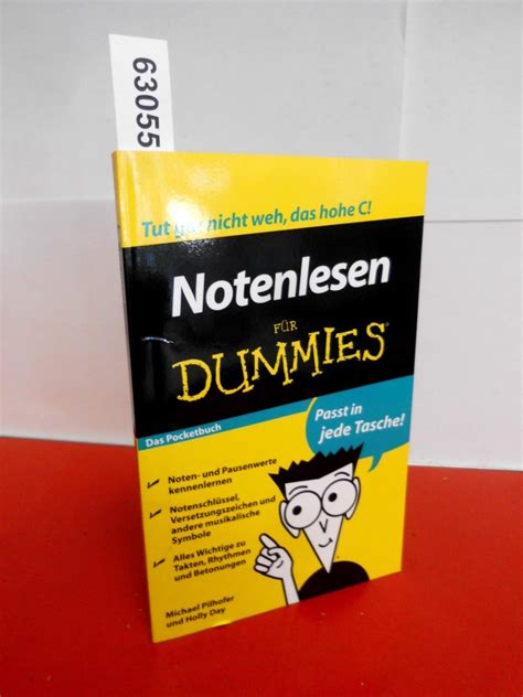 Notenlesen F R Dummies Das Pocketbuch Fehn Oliver Pilhofer Michael