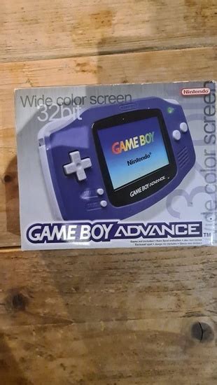 Original Gameboy Advance Purple Edition Complete With Insert