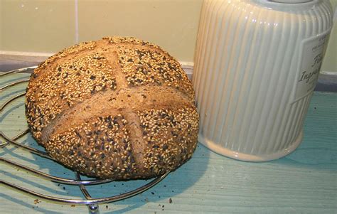 Bulgur wheat Bread (Wild Yeast) - My Baking Library