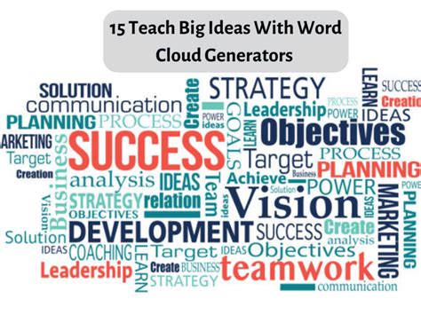 15 Teach Big Ideas With Word Cloud Generators Teaching Expertise