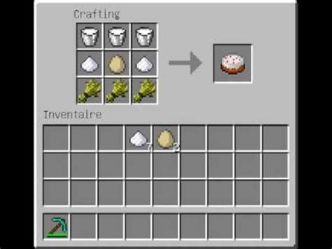 Comment Faire Un Gateau Minecraft Youtube