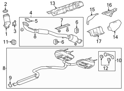 Chevrolet Malibu Limited Exhaust System Hanger Front 22907444 Gm Parts Bin