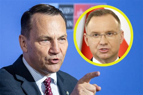 Konflikt na linii rząd prezydent trwa Sikorski uderza w Dudę Wpadł