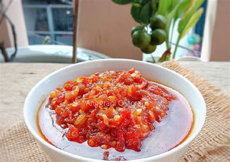 Resep Sambel Bawang Bu Rudi Oleh Anggraini Oktora Cookpad