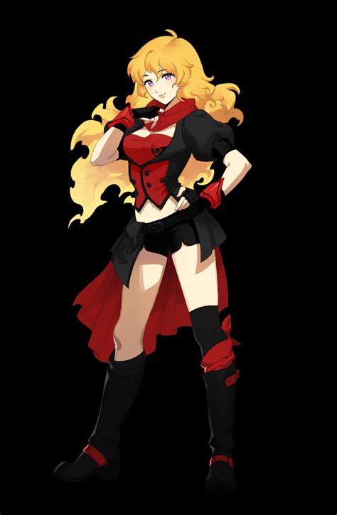 RWBY - Yang Recolor [RED] by Kahiyao on DeviantArt