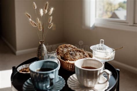 Aesthetic Breakfast British Breakfast In A Cozy Home Autumn Mood