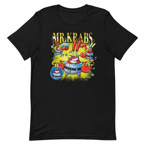 Spongebob Squarepants Mr Krabs Heartthrob Unisex T Shirt Paramount Shop