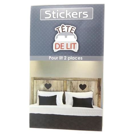 Sticker Tête de lit Planches de bois love 155x68 cm P5379