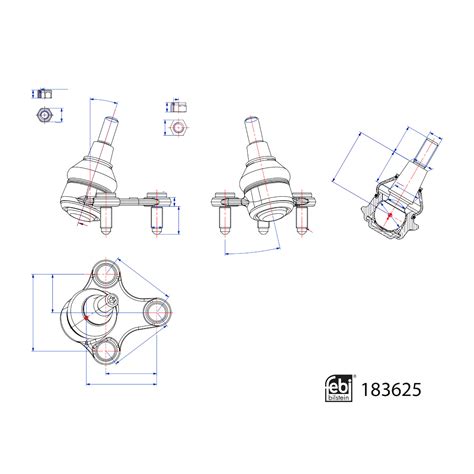 Febi Ball Joint With Bolts And Nuts Bilstein Group