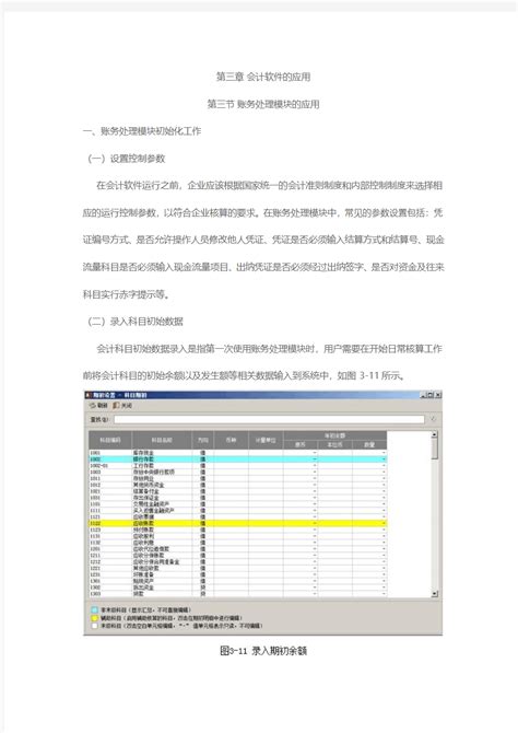 第三章第三节账务处理模块的应用 文档之家