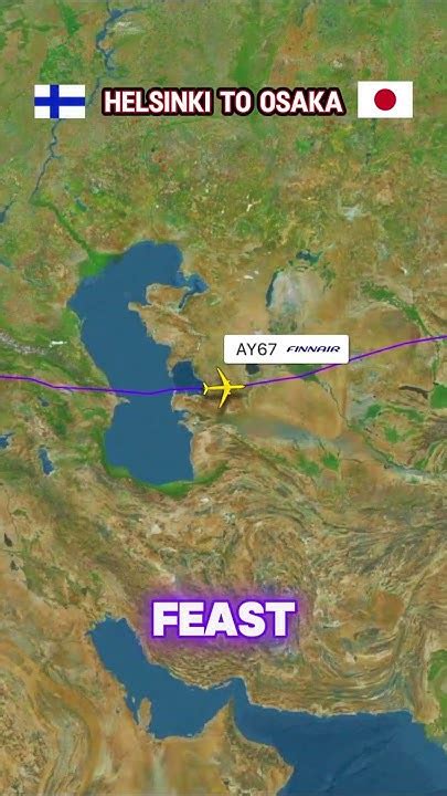 helsinki  osaka flying route finnair ay shorts travel aviation