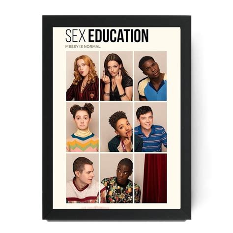 Quadro Decorativo Série Sex Education Tamanho x cm Elo