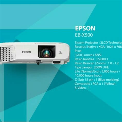 Jual Epson EB X500 Projector Shopee Indonesia