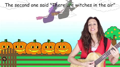 5 Little Pumpkins Sitting On A Gate Childrens Song Halloween Lyrics