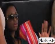 Hot Playmates Test Their Tactical Drills In Playboy Mansion