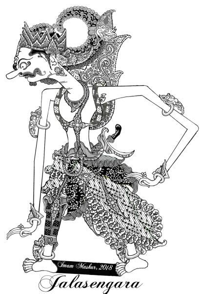 Gambar Wayang Gatotkaca Hitam Putih 52 Koleksi Gambar