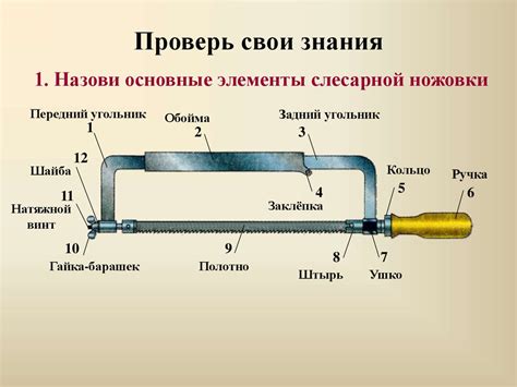 Резание металла слесарной ножовкой - презентация онлайн