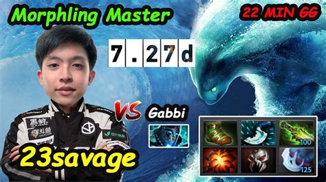 23savage Morphling Master 11K MMR Carry Vs TNC Gabbi Dota 2