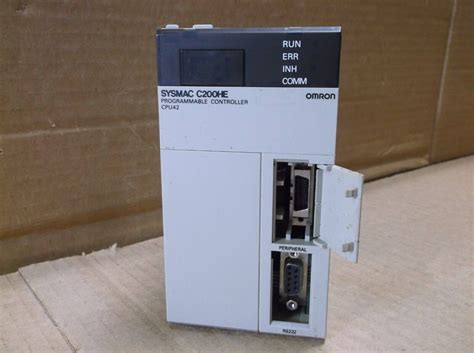 che cpu  omron plc demo high speed cpu module card checpue