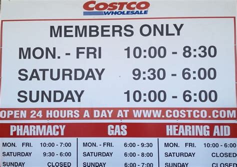 Costco Hours of Operation: costco hours – Deakin-Lock