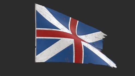 ArtStation - British Union Flag 1606-1801 | Game Assets