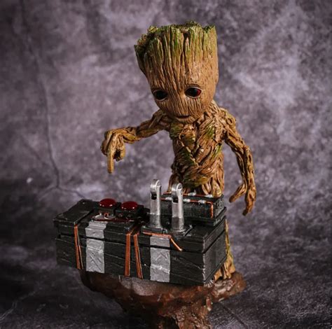 Фигурки Marvel Стражи Галактики Грут Bandai 20 см | AliExpress