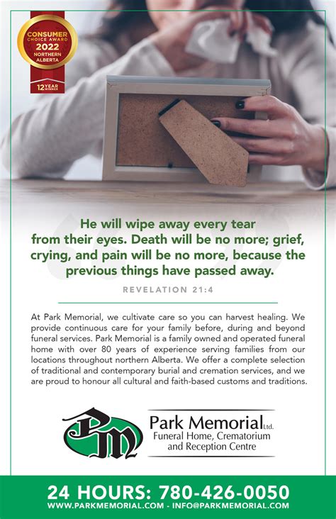 Park Memorial Funeral Home - Funeral - Canadian Christian Directory