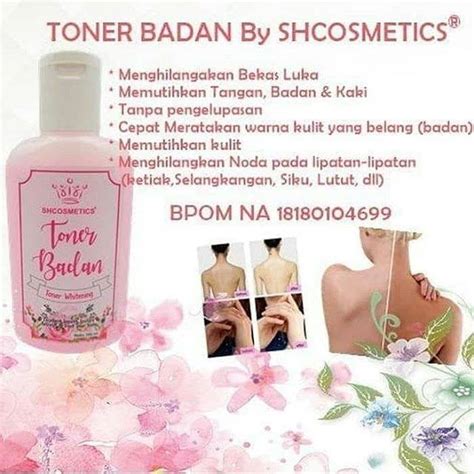 Jual Toner Badan Bpom Whitening Body Toner Best Seller Shopee Indonesia