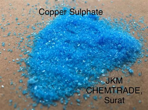 Copper Sulphate Pentahydrate Packaging Type Bag Packaging Size