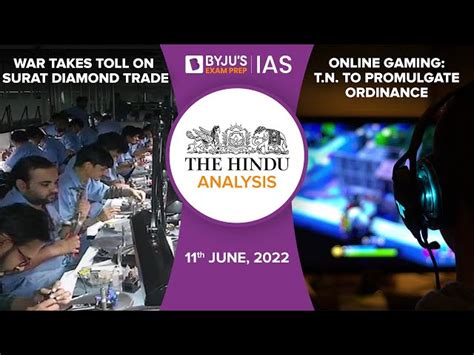 The Hindu Video Analysis Th Of June Daily Video News Analysis