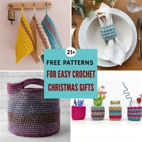 21 Free Quick And Easy Crochet Christmas Gift Ideas Annie Design Crochet