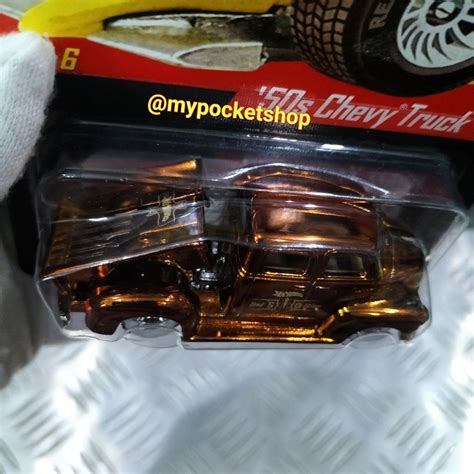 Hot Wheels 50s CHEVY TRUCK Spectraflame Light Brown Root Beer 2007 Hotwheels HWC