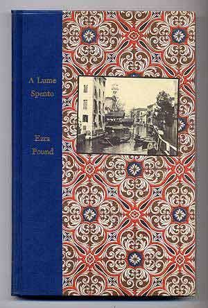 A Lume Spento And Other Early Poems Von POUND Ezra Fine Hardcover