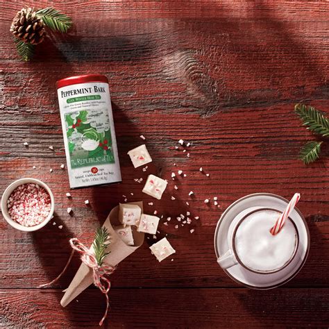 The Republic of Tea Peppermint Bark Tea | Sur La Table
