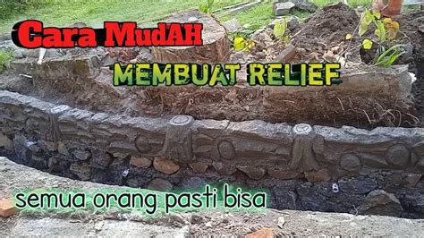 Tutorial Membuat Relief Taman Sederhana Cepat Dan Bagus YouTube