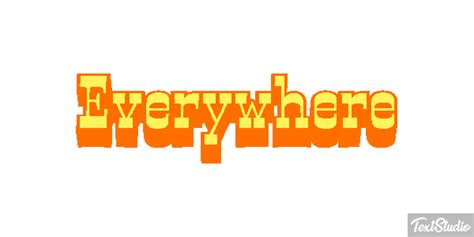 Everywhere Word Animated GIF Logo Designs