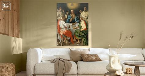 Supper At Emmaus Jacopo Da Pontormo On Canvas Poster Wallpaper And More