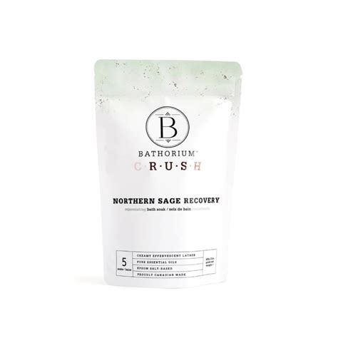 Bathorium CRUSH Northern Sage Recovery Rejuvenating Bath Soak (21 oz