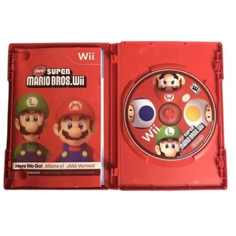 New Super Mario Bros Wii Nintendo Cib Complete In Box Tested