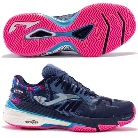 Zapatillas Joma Slam Lady Azul Marino Y Rosa Zona De Padel